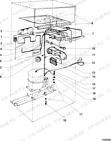 Взрыв-схема холодильника Indesit CM320DPS (F015478) - Схема узла