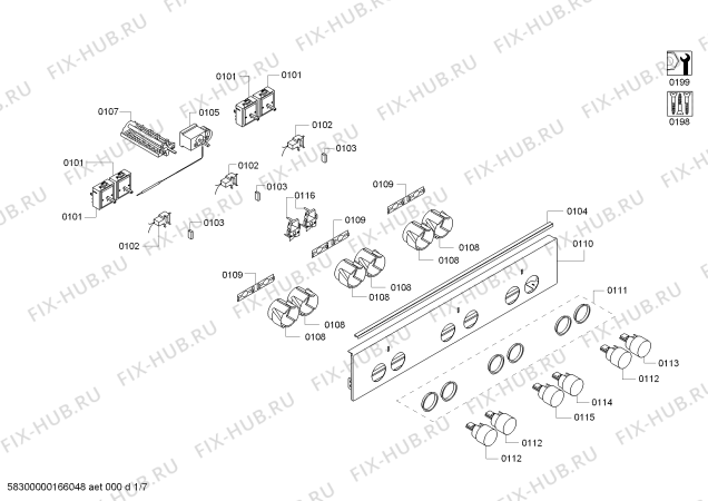 Схема №1 PHCB555055 с изображением Фронтальное стекло для духового шкафа Bosch 00688996