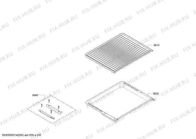 Схема №3 HEB24D140 с изображением Фронтальное стекло для плиты (духовки) Bosch 00681624