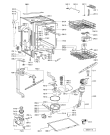 Схема №1 ADG 7460 с изображением Панель управления для посудомоечной машины Whirlpool 480140101262