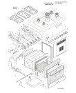 Схема №1 KP9507XGEX (F044603) с изображением Руководство для духового шкафа Indesit C00194492