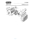 Схема №1 PVT с изображением Корпусная деталь для обогревателя (вентилятора) DELONGHI 533591