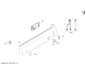 Схема №3 SMS40C32GB с изображением Панель управления для посудомоечной машины Bosch 11008436