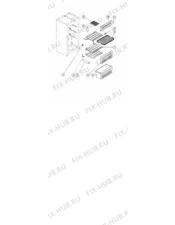 Взрыв-схема холодильника STINOL 105QLZ (F025553) - Схема узла