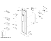 Схема №1 KAD92S5ETI с изображением Наклейка для холодильника Bosch 10003599