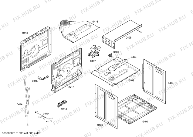 Взрыв-схема плиты (духовки) Bosch HBG43S460E H.BO.NP.L2D.IN.GLASS.B4/.N.E0_C/// - Схема узла 04