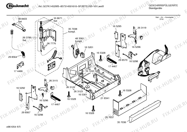 Схема №2 SF5BTE1 GCI5740WWS с изображением Переключатель для посудомойки Bosch 00183566