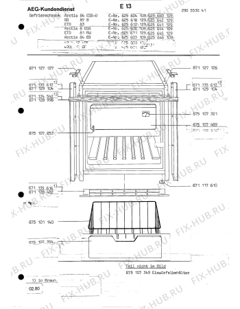 Взрыв-схема холодильника Aeg A84 EGS D - Схема узла Section1