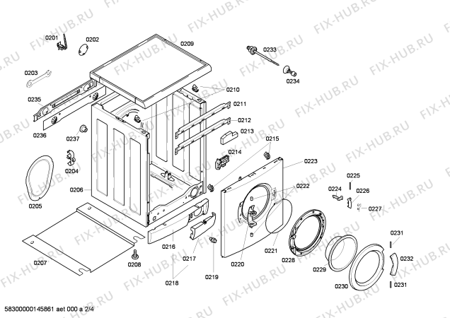 Схема №3 WXM860TI Siemens PRO WM1850 с изображением Панель управления для стиралки Siemens 00366681