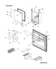 Схема №4 AB2526PEKW с изображением Заглушка для холодильника Whirlpool 482000094455