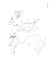 Схема №1 ADL 941 WH с изображением Панель для электропосудомоечной машины Whirlpool 481245370949