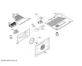 Схема №5 U1442N0GB с изображением Панель управления для духового шкафа Bosch 00445894