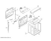 Схема №3 HBN40S350E Horno bosch indep.multif.inox s/reloj с изображением Блок подключения для электропечи Bosch 00499746