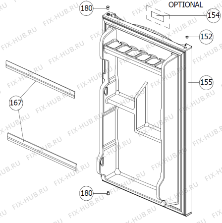 Взрыв-схема холодильника Gorenje RBT-3140 W (136291) - Схема узла 02