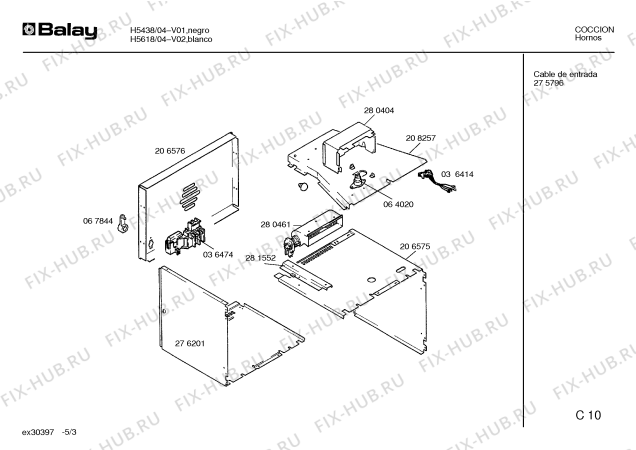 Схема №1 HB17020FF с изображением Уплотнитель для плиты (духовки) Bosch 00066285