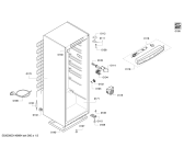 Схема №3 K171VCYL1V с изображением Дверь для холодильной камеры Bosch 00249955
