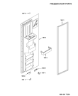Схема №3 WSF5556 A+ с изображением Дверь для холодильника Whirlpool 480132102652