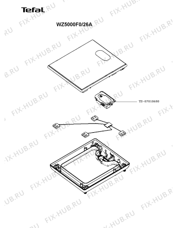Схема №1 WZ5000C0/26A с изображением Дисплей для кухонных электровесов Tefal TS-07010680
