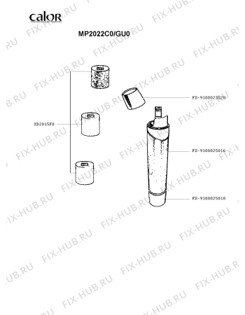 Схема №1 MP2022F0/GU0 с изображением Насадка для бритвы (эпилятора) Rowenta FS-9100025018