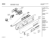 Схема №3 SGS57E02GB с изображением Передняя панель для электропосудомоечной машины Bosch 00439496