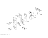 Схема №1 HF26566 с изображением Набор кнопок для микроволновой печи Siemens 00187235