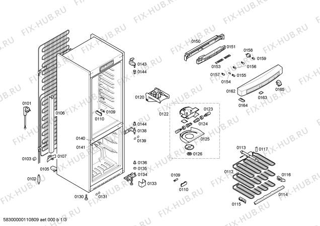 Схема №2 4FE3720A с изображением Поднос для холодильника Bosch 00438635