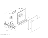 Схема №3 SGS46M42FF с изображением Передняя панель для посудомоечной машины Bosch 00664994