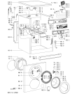 Схема №1 AWM 7129/1 с изображением Тумблер для стиралки Whirlpool 481228219943