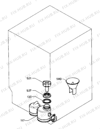 Взрыв-схема посудомоечной машины Juno JSI6960E - Схема узла Water softener 066