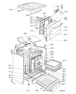 Схема №1 ACM 398 N с изображением Дверца для плиты (духовки) Whirlpool 481944019929