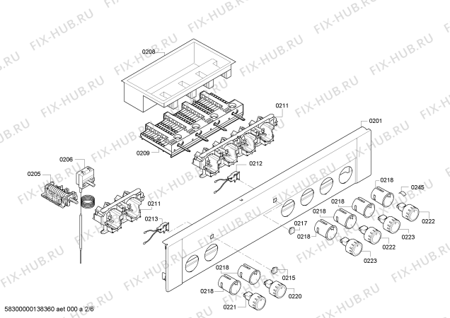 Схема №4 CF110250 с изображением Изоляция для плиты (духовки) Bosch 00441962