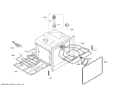 Схема №2 B15E52N3S с изображением Панель управления для духового шкафа Bosch 00744851