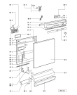 Схема №1 ADP 950/3 WH с изображением Панель для посудомойки Whirlpool 481245370374