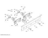 Схема №3 U15E42N0GB с изображением Панель управления для электропечи Bosch 00675067