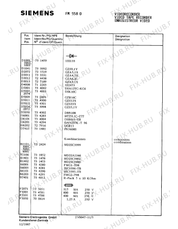 Схема №4 FM5580 с изображением Модулятор для телевизора Siemens 00754924