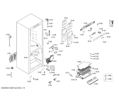 Схема №1 KGN57V00NE с изображением Дверь морозильной камеры для холодильной камеры Bosch 00247129