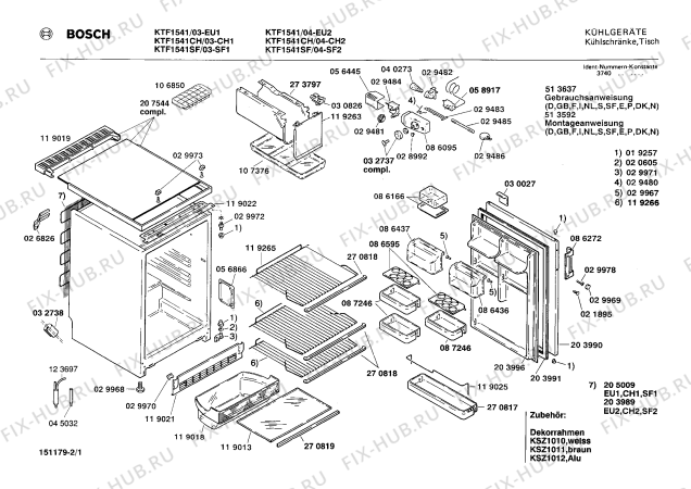 Схема №1 KUF1440 с изображением Декоративная планка для холодильной камеры Bosch 00270818
