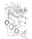 Схема №1 AWV 515 с изображением Обшивка для стиралки Whirlpool 481945328271