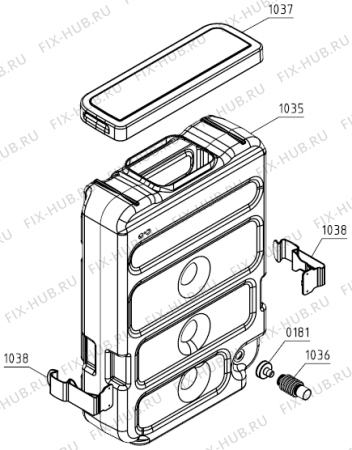 Взрыв-схема стиральной машины Gorenje WP6YS2/IR (731141, PS15/11081) - Схема узла 02