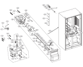 Схема №1 NRS85557E (198444, HRF661FF/ASS) с изображением Шланг для холодильника Gorenje 236003