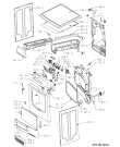 Схема №1 AWZ 8594 с изображением Обшивка для сушилки Whirlpool 481245215083