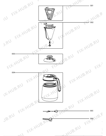 Схема №1 EKF5700 с изображением Крышка для кофеварки (кофемашины) Aeg 4055274965