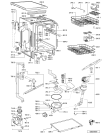Схема №1 ADP 6600 WH с изображением Модуль (плата) управления для посудомоечной машины Whirlpool 481221838733