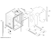 Схема №1 SHE6AF05UC с изображением Панель управления для посудомоечной машины Bosch 00683944