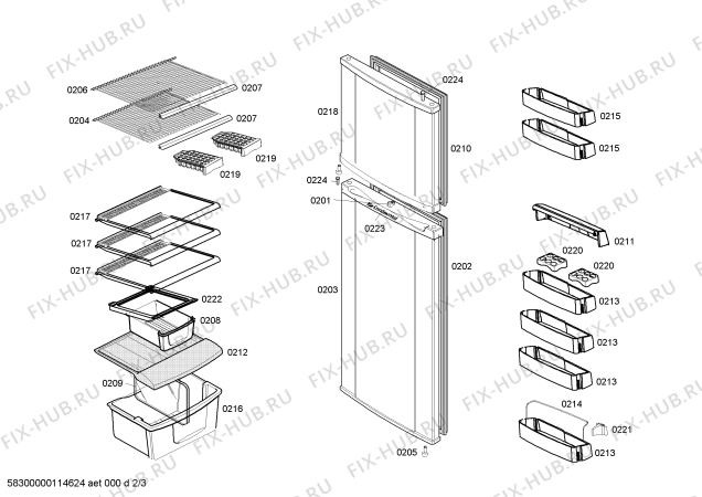 Схема №1 RSV475006J RSV47 с изображением Панель для холодильника Bosch 00662657
