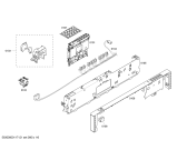 Схема №2 SL84A306UC hydroSensor с изображением Панель управления для посудомойки Siemens 00446642