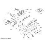 Схема №2 HEN320551 с изображением Панель управления для плиты (духовки) Bosch 00663035