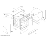 Схема №2 SMV43M30EU SilencePlus с изображением Передняя панель для посудомоечной машины Bosch 00705719