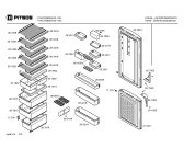 Схема №1 P1KCR3100V с изображением Панель управления для холодильной камеры Bosch 00357503