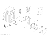 Схема №1 WLM204C00W BOSCH Avantixx 6.2kg с изображением Рама люка для стиралки Bosch 00742801